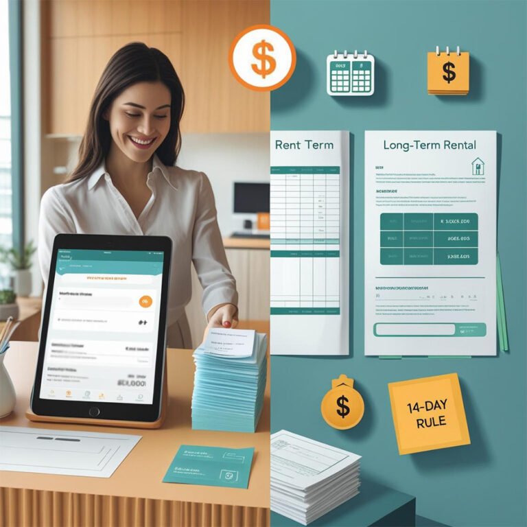 short-term vs long-term rental bookkeeping