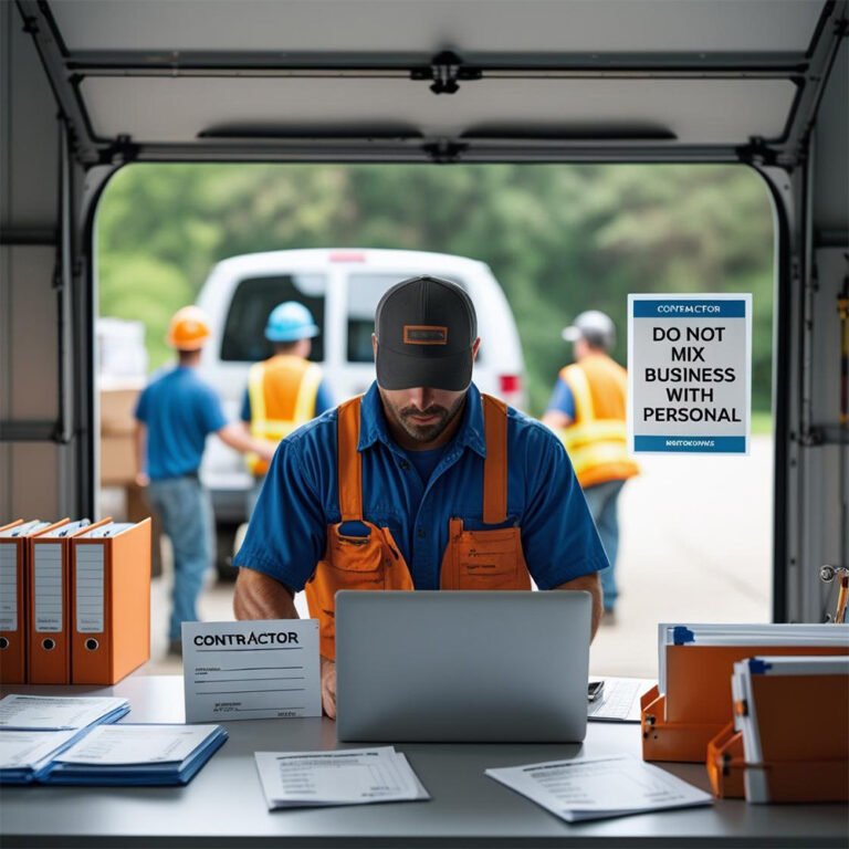 Audit-proof bookkeeping for contractors